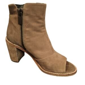 Kenneth Cole Lacey Open Toe Ankle Boots Sz 6.5